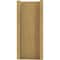 Ekena Millwork 8-in W x 18-in D x 18-in H Funston Slat Rough Cedar Woodgrain TimberThane Outlooker, Primed Tan OUTUR080X18X18FST24RCPR - alternate 6